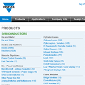 Vishay Website Project